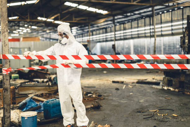 Professional Biohazard technician working in West Wareham, MA